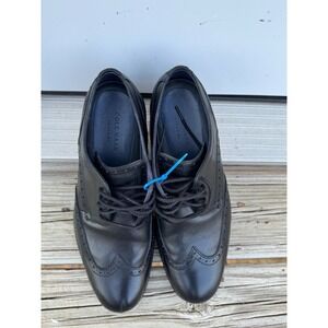 Cole Haan OriginalGrand Men's Size 10 M Wingtip Oxford Black Shoes C27984 B18